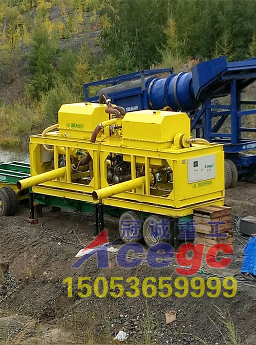 首页最新案例大广告 移动选矿车-移动洗矿车-移动淘金车