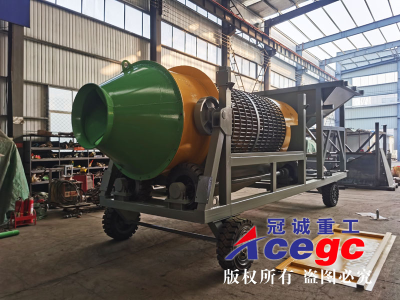 100-150吨车载流动式移动洗矿车