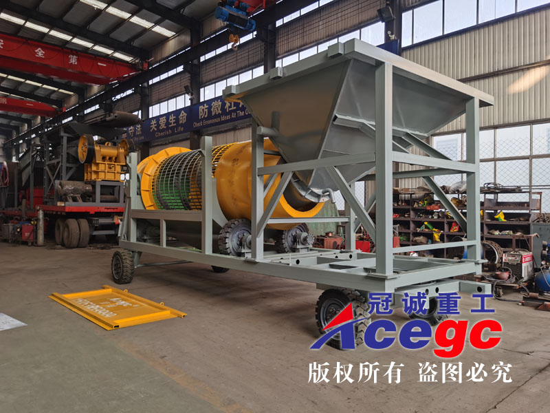 100-150吨车载流动式移动洗矿车